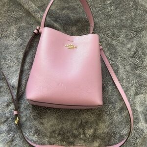 Coach Blush Pink Leather Shoulder Bag
